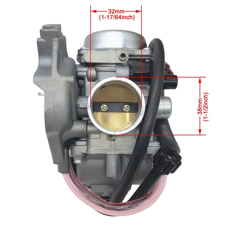 Ruijie Rujie Cat 250 Cat250 Carburetor for Arctic Cat 250 Cat 300 2x4 4x4 2001 2002 2003 2004 2005 Red Green MRP ATV Carburetor Carb - Image 2